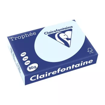 Clairefontaine Trophee Pastel Kopipapir A4 80 g/m² lyseblå 500 Ark