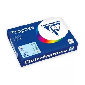 Clairefontaine Trophée Pastel A4 Kopipapir 80 g/m² Isblå 500 Ark