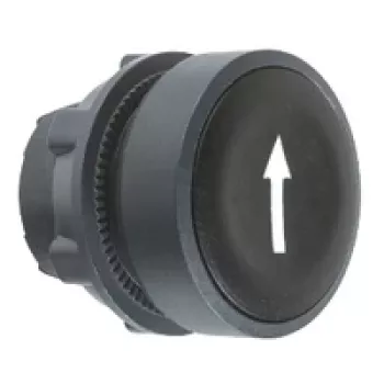 APC ZB5AA335 Harmony XB5 trykknapshoved forsænket, sort, plast, 22 mm montering, IP69K
