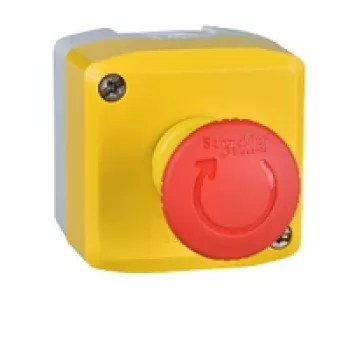 Schneider Electric Harmony XALK komplet betjeningsstation med rødt svampehoved