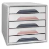 CEP Office Solution Smoove mineral skuffeopbevaringsboks 5 skuffer, pudderrosa, polystyren