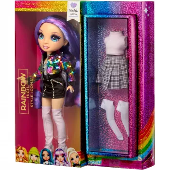 MGA Rainbow High Style Icons dukke – Violet