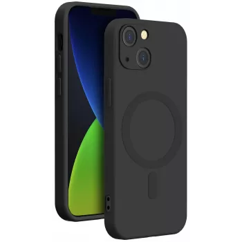 Bigben Interactive Soft Case med MagSafe mobilcover til Apple iPhone 14 Plus, sort