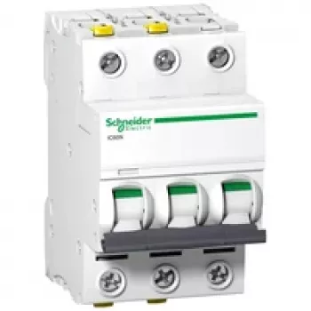 APC Schneider Electric A9F04340 automatsikring 3P 40A C-karakteristik 10kA DIN-skinne IP20