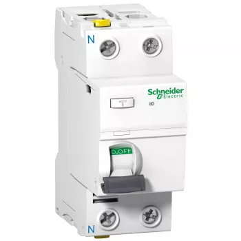 Schneider Electric A9Z21240 Acti9 iID Fejlstrømsafbryder (RCCB) 2P 40A 30mA Type A 220-240V AC IP20 hvid