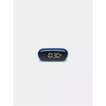 LEXON Minut Mini Digital Alarm Clock Dark Blue LR154BF