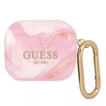 Guess GUA3UNMP AirPods 3-cover Pink Marble Collection