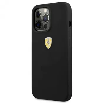 Ferrari FESSIHCP13LBK Silikone-hardcase til iPhone 13 Pro / 13, sort