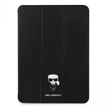 Karl Lagerfeld KLFC12OKMK Book Cover til iPad Pro 12,9 inch (2021/2022) - sort Saffiano Karl Iconic