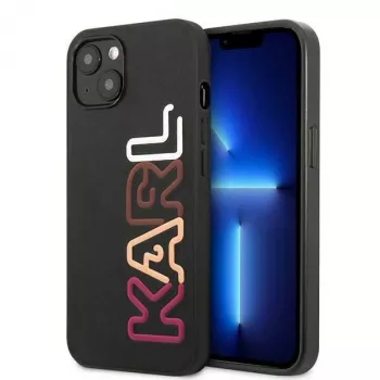 Karl Lagerfeld KLHCP13SPCOBK Ikonik Saffiano Multipink hardcase til Apple iPhone 13 Mini 5,4 inch sort