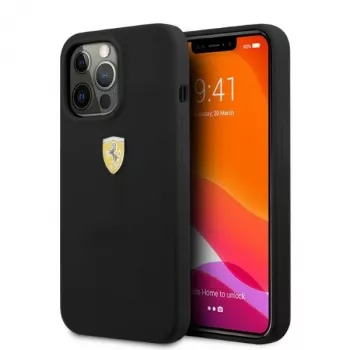 Ferrari FESSIHMP13XBK iPhone 13 Pro Max 6,7 inch sort hardcase silikone MagSafe