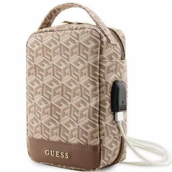Guess GUHBHGCFSEW organisertaske brun GCube Stripe