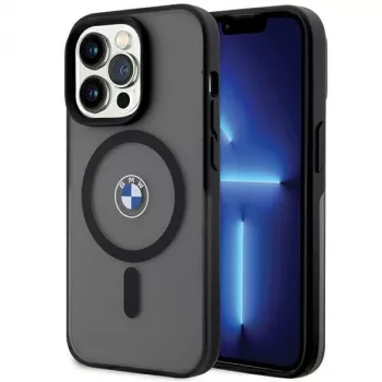 BMW IML Signature hardcase til Apple iPhone 15 Pro 6,1 inch sort MagSafe