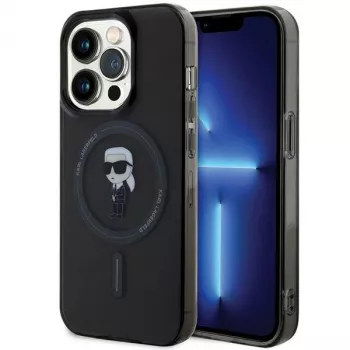 Karl Lagerfeld Ikonik MagSafe hardcase til iPhone 14 Pro 6,1 inch sort