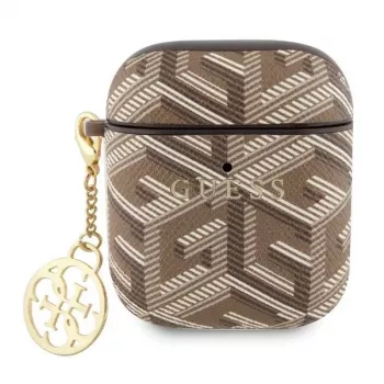 Guess GUA2PGCE4CW AirPods 1/2 cover brun GCube Charm