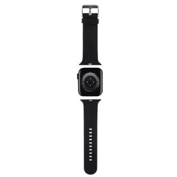 Karl Lagerfeld 3D Rubber Choupette Head Apple Watch-armbånd 42/44/45/49mm sort