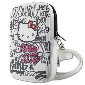 Hello Kitty skuldertaske Graffiti Kitty Head hvid