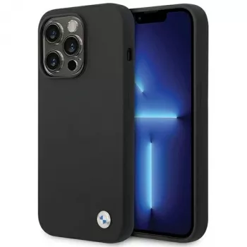 BMW BMHCP15XSILBK silikonecover til iPhone 15 Pro Max 6,7