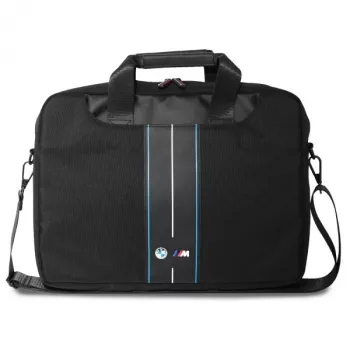 BMW Laptop Bag 16 inch sort Nylon blå Stribe