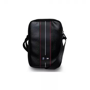 BMW M Motorsport Carbon Red Stripes bagcover til Apple iPhone 8/7/6s/6