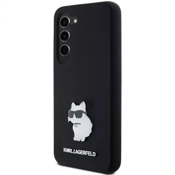 Karl Lagerfeld KLHCS23SSMHCNPK S23 S911 sort Hardcase silikone Choupette Metal Pin