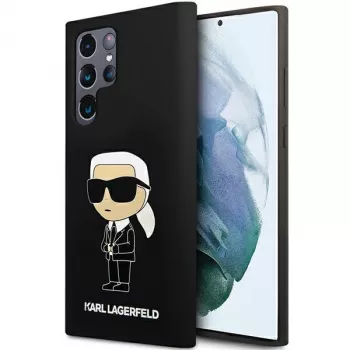 Karl Lagerfeld Ikonik Silicone Case til Samsung Galaxy S24 Ultra - sort