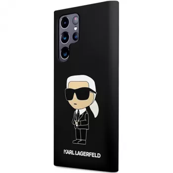 Karl Lagerfeld Ikonik Silicone Case til Samsung Galaxy S24 Ultra - sort