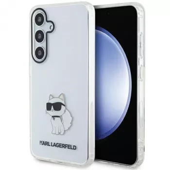 Karl Lagerfeld KLHCS24SHNCHTCT S24 S921 Transparent Hard Case IML Choupette til Samsung Galaxy S24