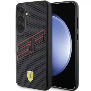 Ferrari FEHCS24MPINK S24+ S926 sort Hardcase Big SF Perforated til Samsung Galaxy S24+