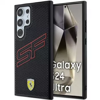Ferrari FEHCS24LPINK S24 Ultra S928 sort Hardcase Big SF Perforated