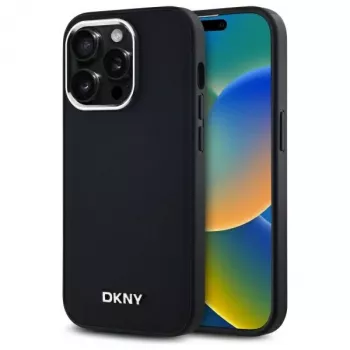 DKNY DKHMP14LPSCMCLK hardcase til Apple iPhone 14 Pro 6,1 inch sort Plain Logo MagSafe