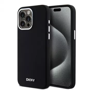 DKNY DKHMP14XSMCHLK Hardcase Liquid Silicone MagSafe Case til Apple iPhone 14 Pro Max 6,7 inch sort