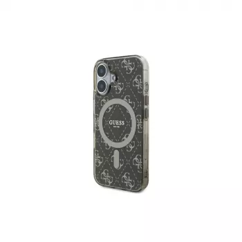 Guess GUHMP16SH4DTEW iPhone 16 6,1 inch Hardcase IML 4G Background MagSafe brun