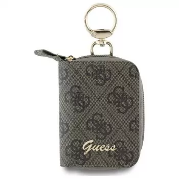 Guess kabeltaske GUABP4DPTW brun 4G Triangle Eco-Leather tilbehørsorganizer