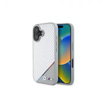 BMW M Carbon Tricolor Line Hardcase til iPhone 16 6,1