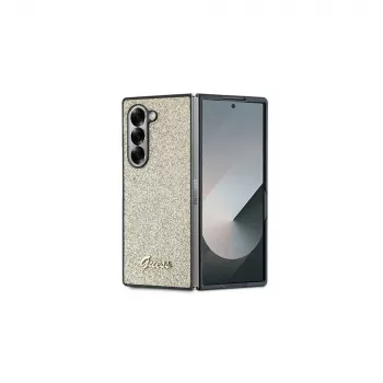 Guess Glitter Script mobilcover til Samsung Galaxy Z Fold6 - guld