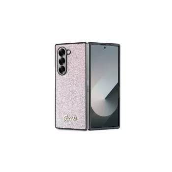 Guess GUHCZFD6HGGSHP hardcase til Samsung Galaxy Z Fold6 (F956) - pink 4G Glitter Script