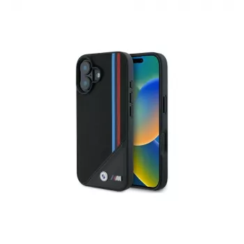 BMW M Meshed Tricolor Stripes MagSafe hardcase til iPhone 16 6,1