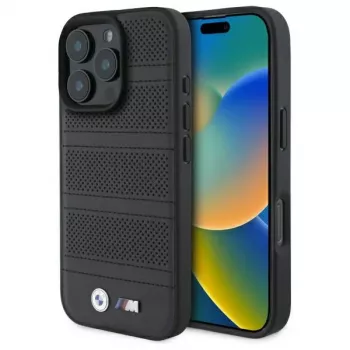 BMW M Perforated And Stitched Line MagSafe hardcase til iPhone 16 Pro Max 6,9