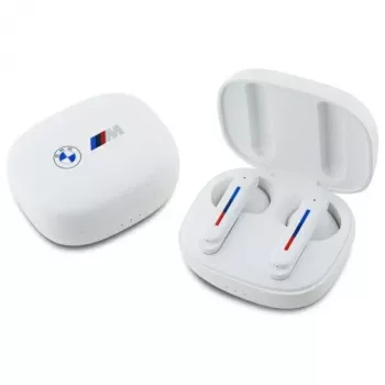 BMW BMBEMIATP20LOH True Wireless Stereo (TWS) Bluetooth 5.1 in-ear-hovedtelefoner med ladeetui - hvid