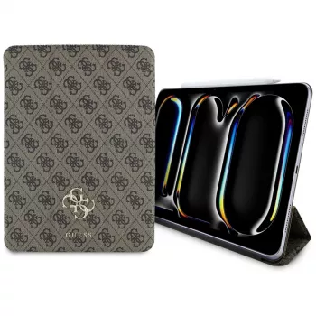 Guess GUFC11PM24PS4SGW iPad Pro 11 M4 2024 / M5 2025 brun magnetisk 4G Big Logo folio-cover