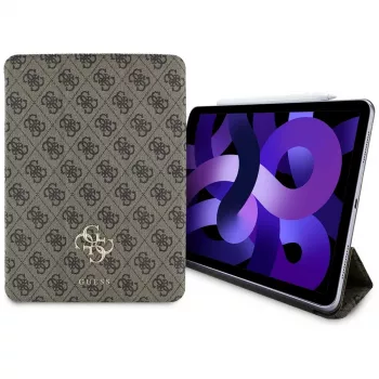 Guess GUFC11RM24PS4SGW iPad Air 11 M2 2024 / M3 2025 / M4 2026 brun magnetisk 4G Big Logo folioetui