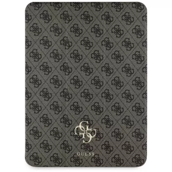 Guess GUFC13RM24PS4SGW iPad Air 13 M2 2024 / M3 2025 / M4 2026 brun magnetisk 4G Big Logo folioetui