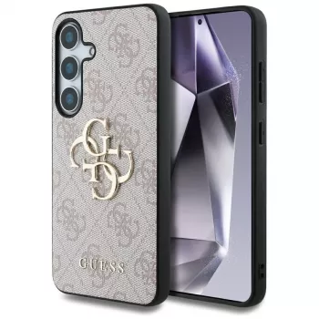 Guess Big 4G Logo Classic Logo-cover til Samsung Galaxy S25+ (pink)