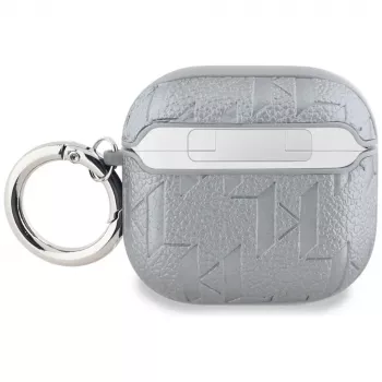 Karl Lagerfeld Monogram Karl Head-cover til AirPods 4 (sølv)