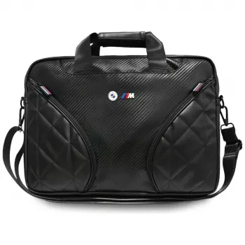 BMW Carbon Pockets & Metal Logo laptoprygsæk 16