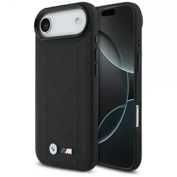 BMW M Quilted Logo MagSafe-cover til Apple iPhone Air, sort
