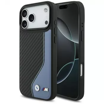 BMW M Carbon Logo MagSafe-cover til iPhone 17 Pro Max blå