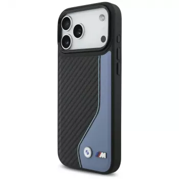 BMW M Carbon Logo MagSafe-cover til iPhone 17 Pro Max blå