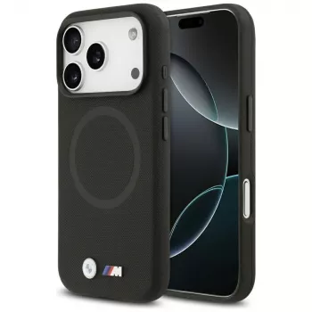 BMW M FW Metal Logo MagSafe-cover til Apple iPhone 17 Pro sort
